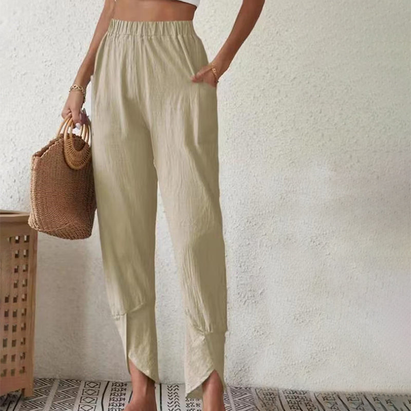 Silvia | Pantalón con Dobladillo Abierto